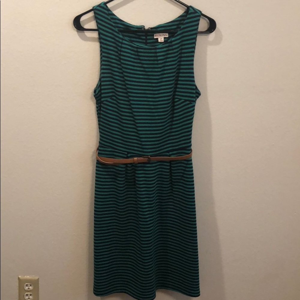 Green and Blue Summer Dress